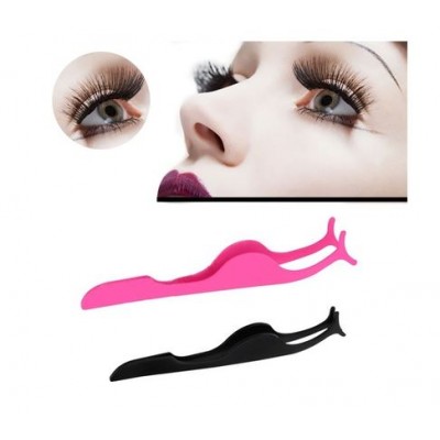 Stainless Steel False Eyelashes Tweezers Clip Applicator Fake Eye Lash Contour Beauty Eyes Extension Makeup Tools Tweezers